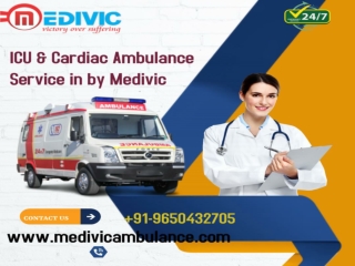 World Class ICU Ambulance Service in Kankarbagh and Saguna More by Medivic