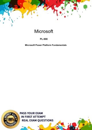 Real IT Certification Microsoft PL-900 Dumps PDF