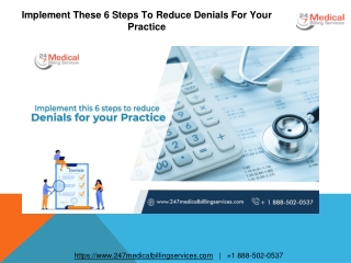 Implement These 6 Steps To Reduce Denials For Your Practice