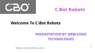 C-Bot Enfeksiyon kontrolü