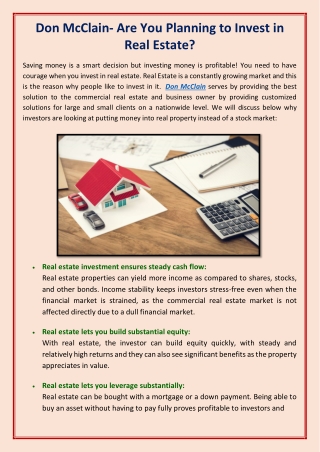 Don McClain- Are You Planning to Invest in Real Estate-converted
