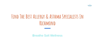 Find The Best Allergy & Asthma Specialist