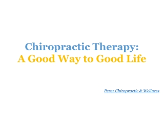 Simple Treatment Of Chiropractic _ The Best Chiropractor In Dallas