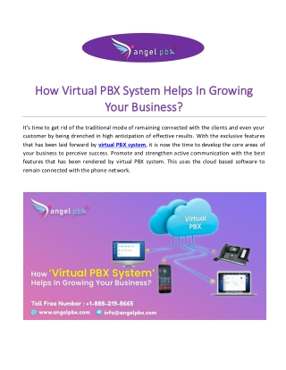 How Virtual PBX System Helps In Growing Your Business?