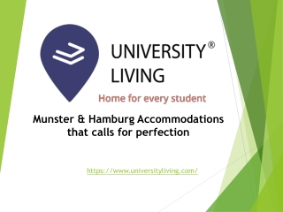 Munster & Hamburg Accommodations that calls for perfection