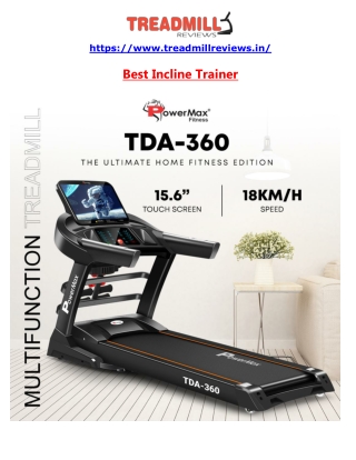 Best Incline Trainers