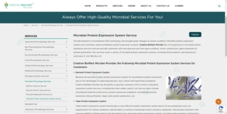 Microbial Metabolite service