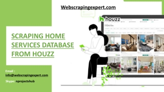 Scraping Home Services Database from Houzz