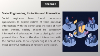 What is Social Engineering, It’s tactics and Prevention