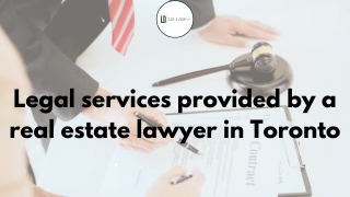 Real estate lawyer is there to protect your interests
