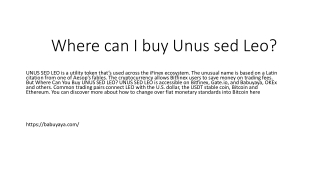 Where can I buy Unus sed Leo