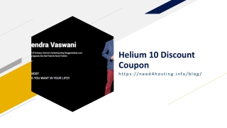 Helium 10 Discount Coupon