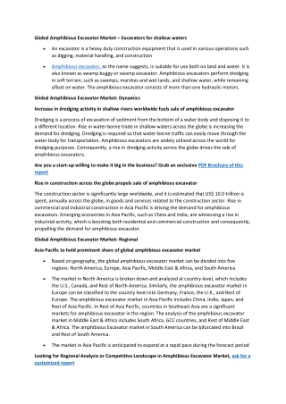 Amphibious Excavator Market-converted