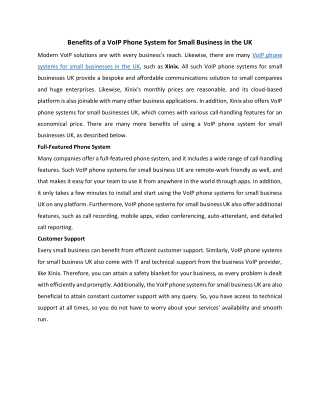 voip phone system for small business uk