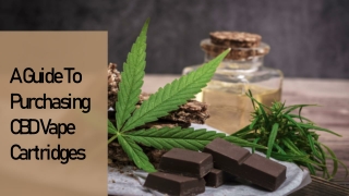 A Guide To Purchasing CBD Vape Cartridges