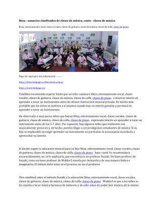 Ibiza - anuncios clasificados de clases de música, canto - clases de música-converted