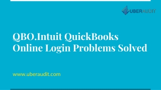 QBO.Intuit QuickBooks Online Login Problems Solved