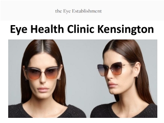 Eye Health Clinic Kensington