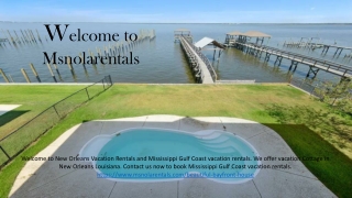 Vacation rentals bay st louis ms