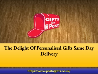 The Delight Of Personalised Gifts Same Day Delivery