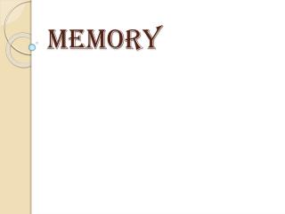 MEMORY