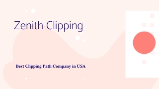 Best Clipping Path Company in USA