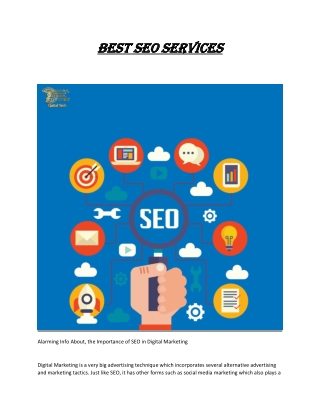 Best SEO services in the world