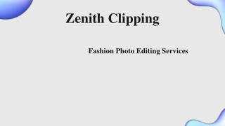 Fashion Photo Editing Services