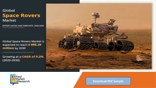 Space Rovers Market Outlook, Competitive Landscape and Forecasts to 2030