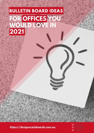 Bulletin Board Ideas for Offices You Would Love in 2021