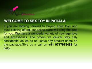 Sex Toys In Patiala Call  919717975488