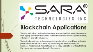 Blockchain Application Development