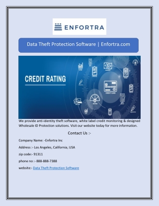 Data Theft Protection Software | Enfortra.com