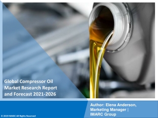 Compressor Oil Market PDF: Upcoming Trends, Demand, Regional Analysis Analysis