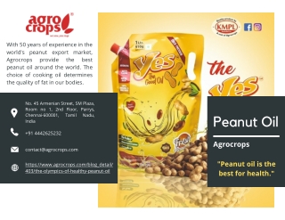 Buy The Best Peanut Oil