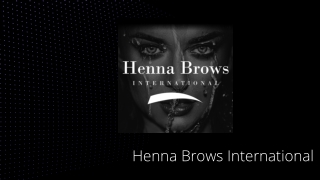 Henna Brows Kit -Henna Brows International