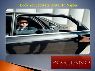 Book Your Private Driver In Naples