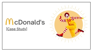 Mcdonald- Case Study