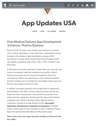 How Medical Delivery App Development  Enhances  Pharma Business