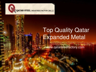 Top Quality Qatar Expanded Metal - www.qatarsteelfactory.com