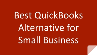 Best QuickBooks Alternative for Small Business