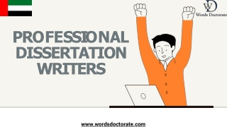 Professional Dissertation Writers For You- Words Doctorate