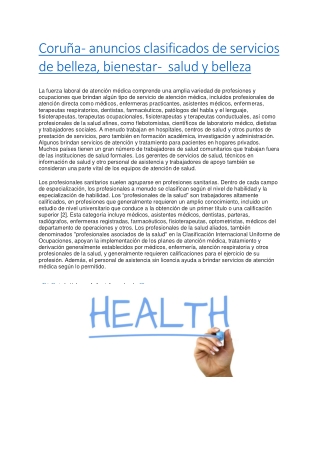 health coruna