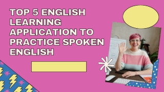Top 5 English learning application to practice spoken English