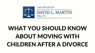 What You Should Know About Moving with Children After a Divorce