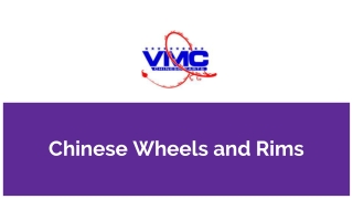 Chinese Wheels and Rims