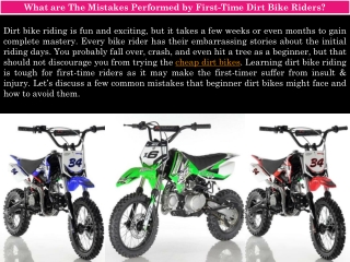 Buying The Cheap Dirt Bikes for Sale at 360 Power Sports