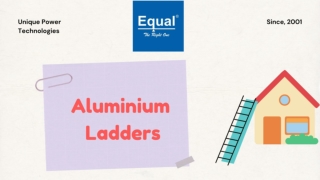 Aluminium Ladder PPT