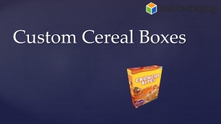 Cereal Box Packaging Wholesale