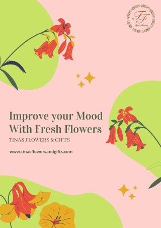 Improve your Mood with Fresh Flowers